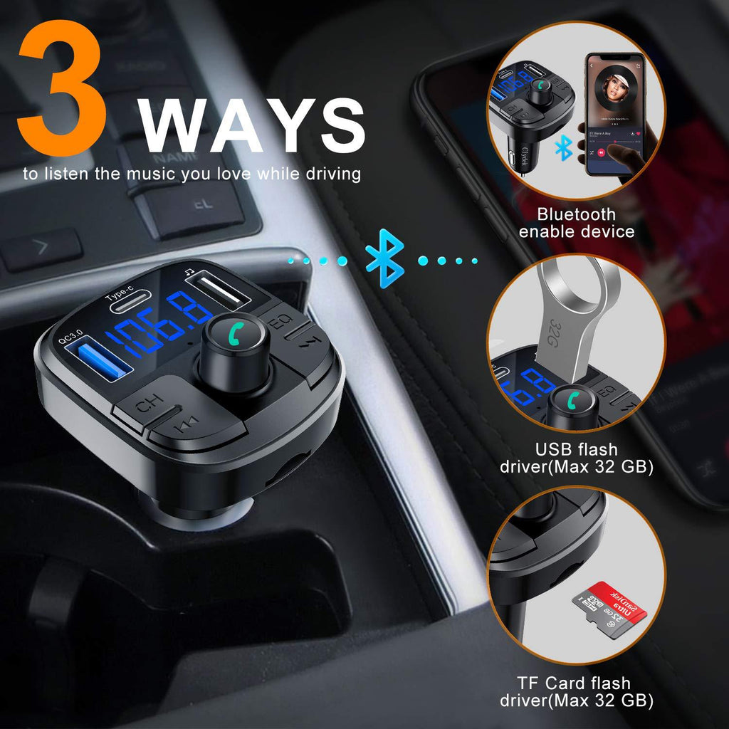 Bluetooth FM Transmitter Car Charger
