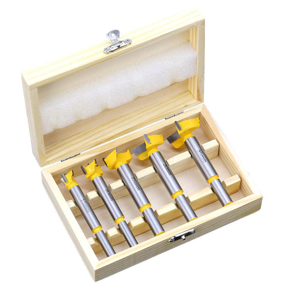 5-Piece Carbide Rasp Drill Bit Set