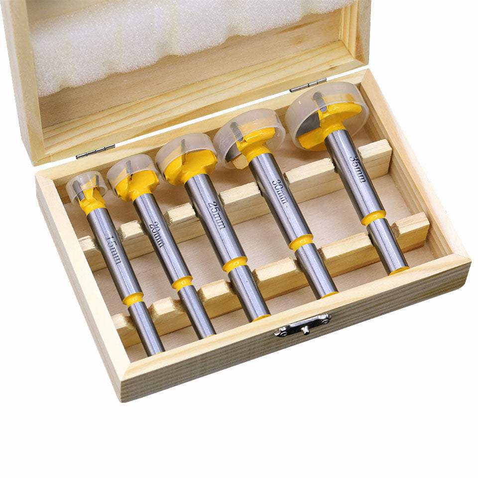 5-Piece Carbide Rasp Drill Bit Set