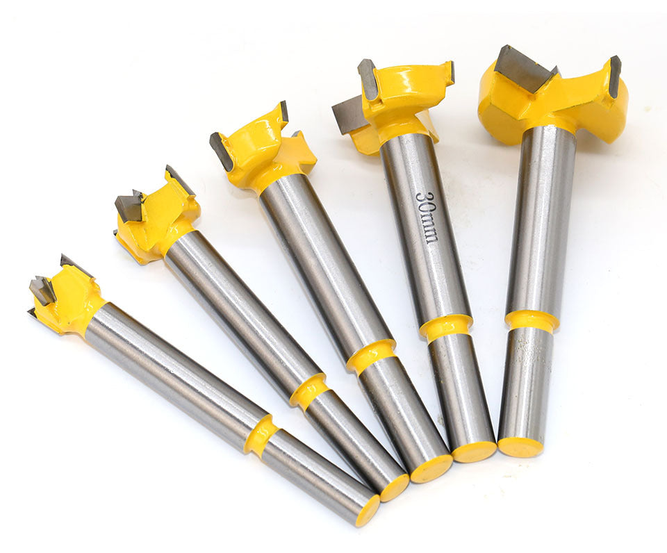 5-Piece Carbide Rasp Drill Bit Set