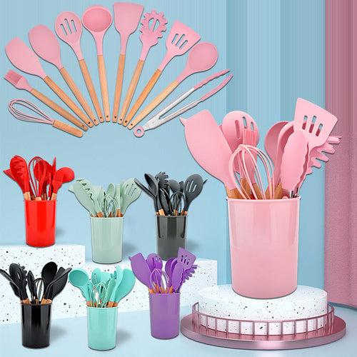 12-Piece Silicone Utensil Set
