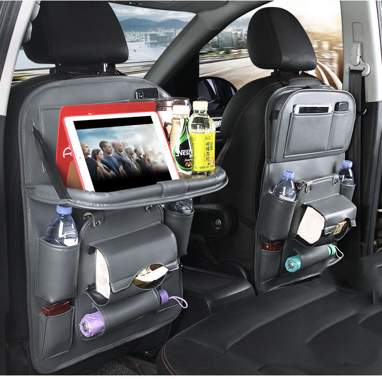 Faux Leather Seat-Back Car Organizer