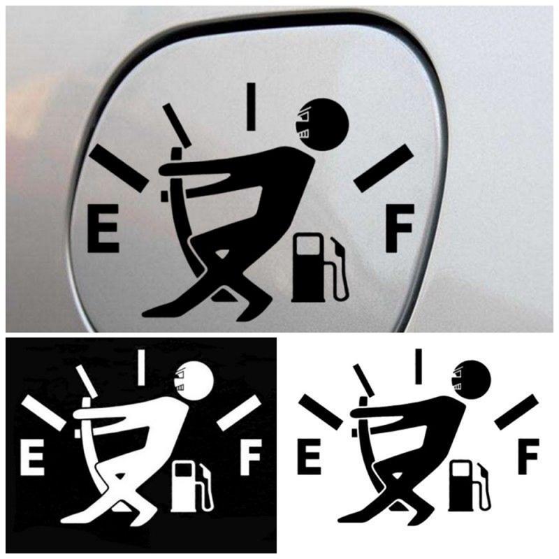 Funny Fuel Gauge Car Decal