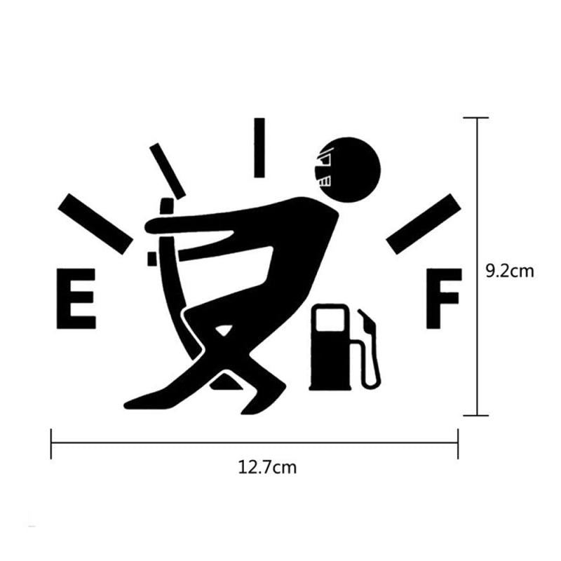 Funny Fuel Gauge Car Decal