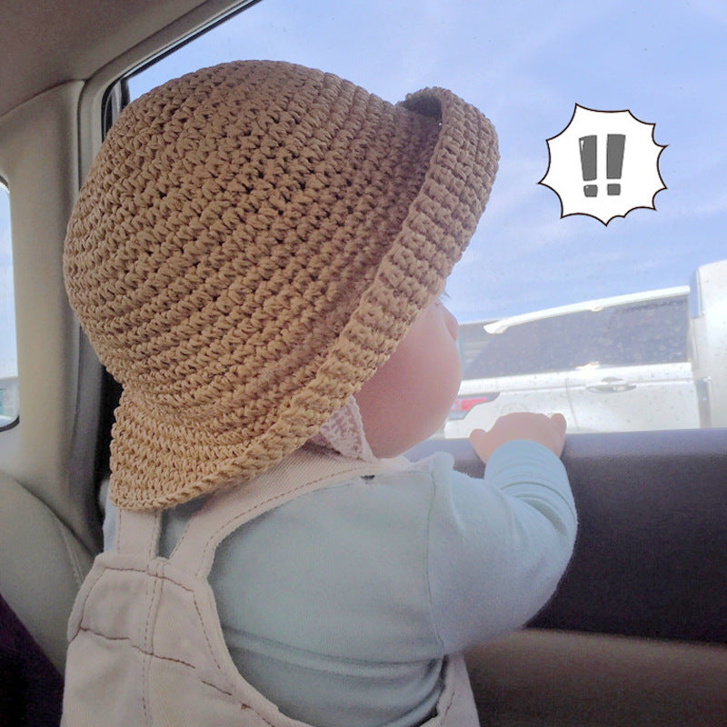 Kids' Straw Sun Hat