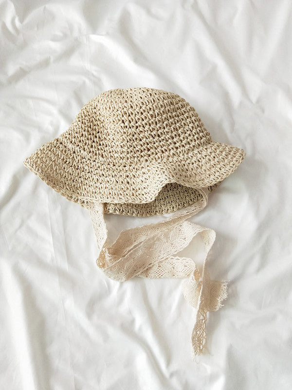 Kids' Straw Sun Hat