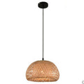 Woven Bamboo Pendant Light