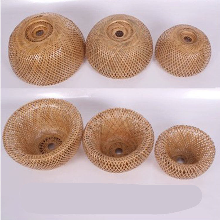 Woven Bamboo Pendant Light