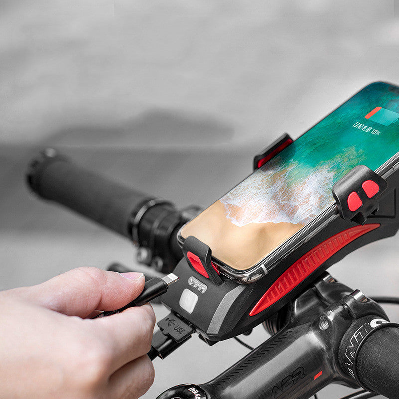 Bike Headlight & Phone Mount with Power Bank