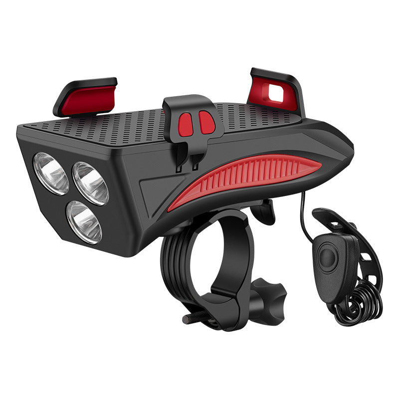 Bike Headlight & Phone Mount with Power Bank