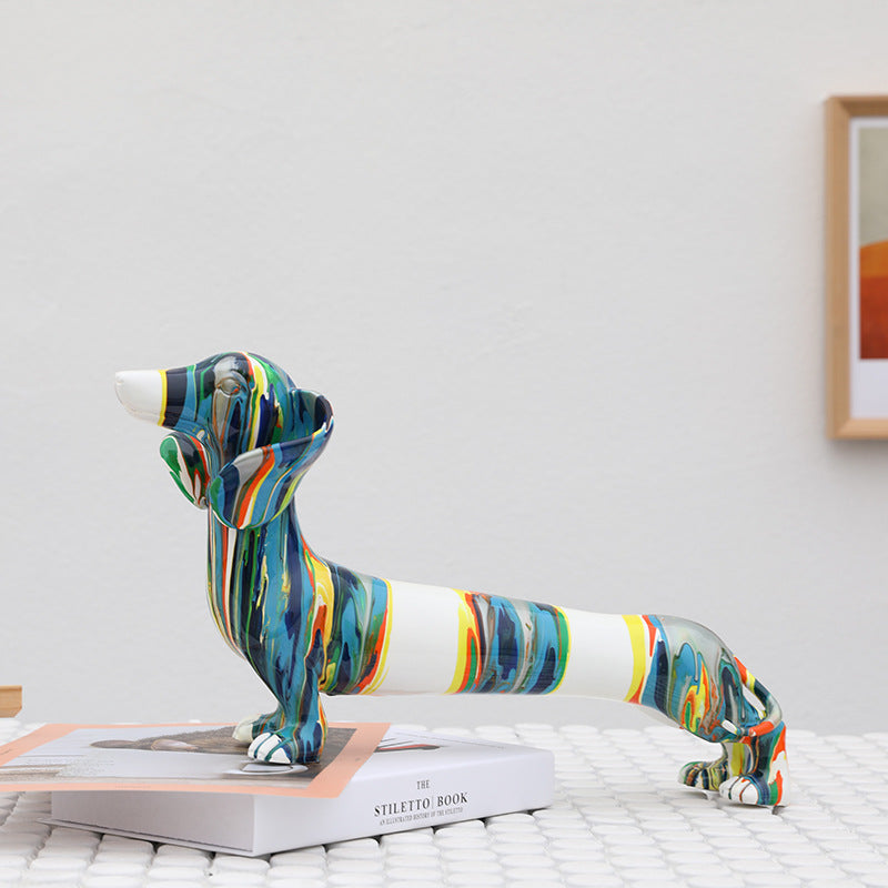Dachshund Resin Figurine