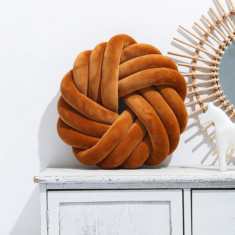 Knot Ball Decorative Pillow