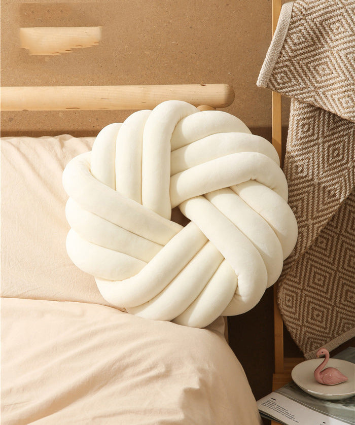 Knot Ball Decorative Pillow