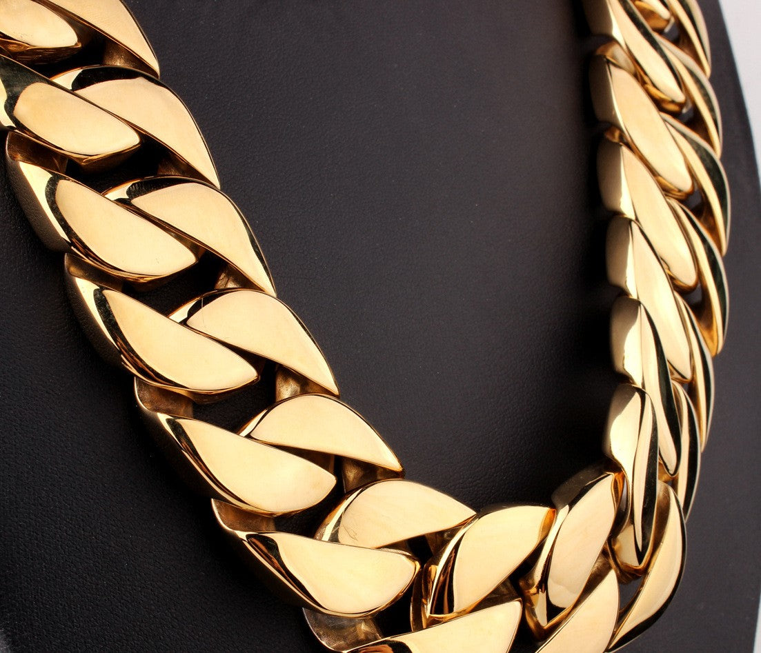 Men's Gold-Tone Chain Necklace