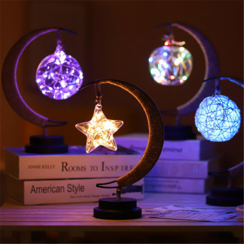 LED Star, Moon & Apple Shape Lights