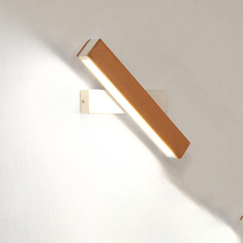 Wood & Metal LED Wall Sconce