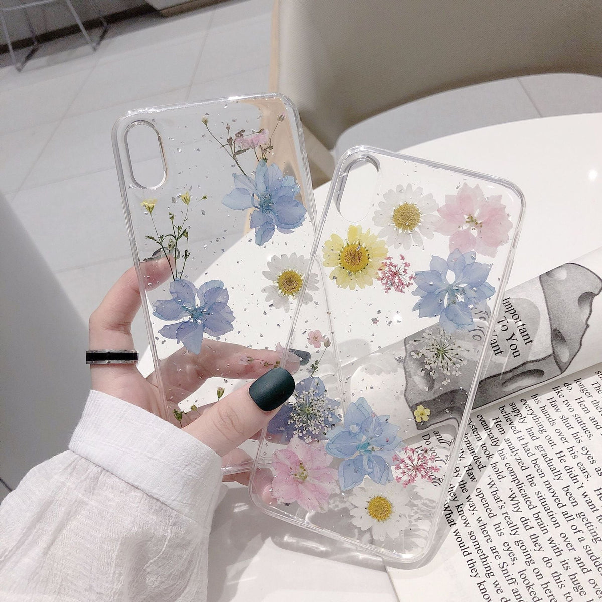 Real Pressed Flower Phone Case