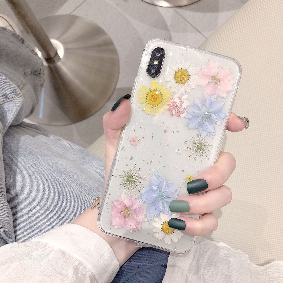 Real Pressed Flower Phone Case