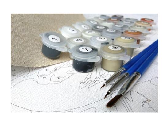 Flower Landscape Paint-by-Numbers Kit