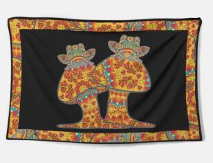 Printed Wall Tapestry