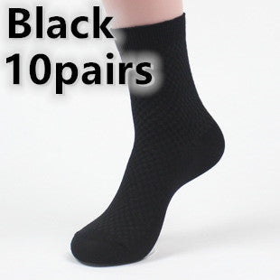 Men's Bamboo Fiber Dress Socks (5 Pairs)