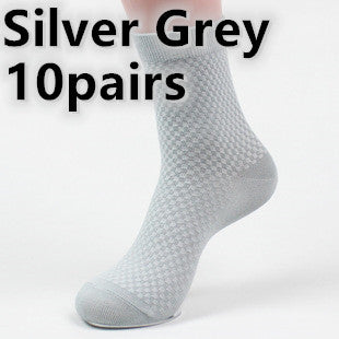 Men's Bamboo Fiber Dress Socks (5 Pairs)
