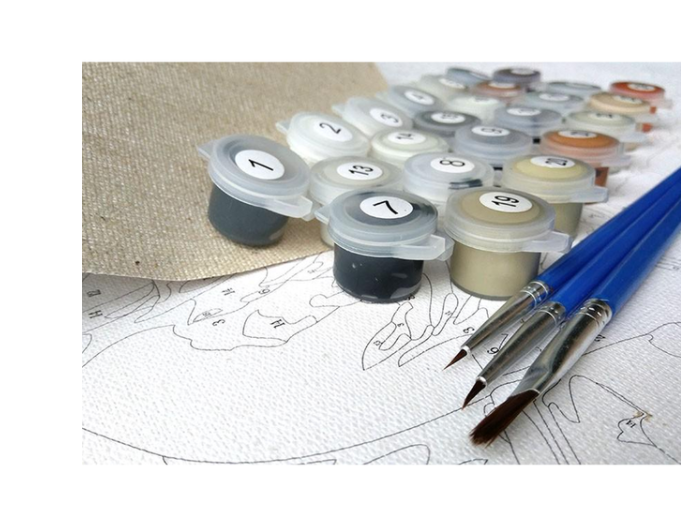 Daisy Paint-by-Numbers Kit
