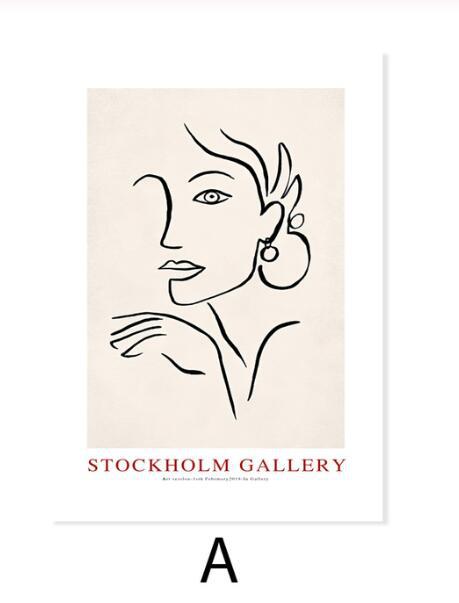 Scandinavian Abstract Art Print