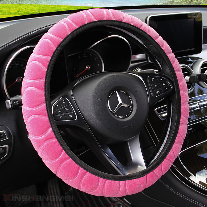 Plush Steering Wheel Cover