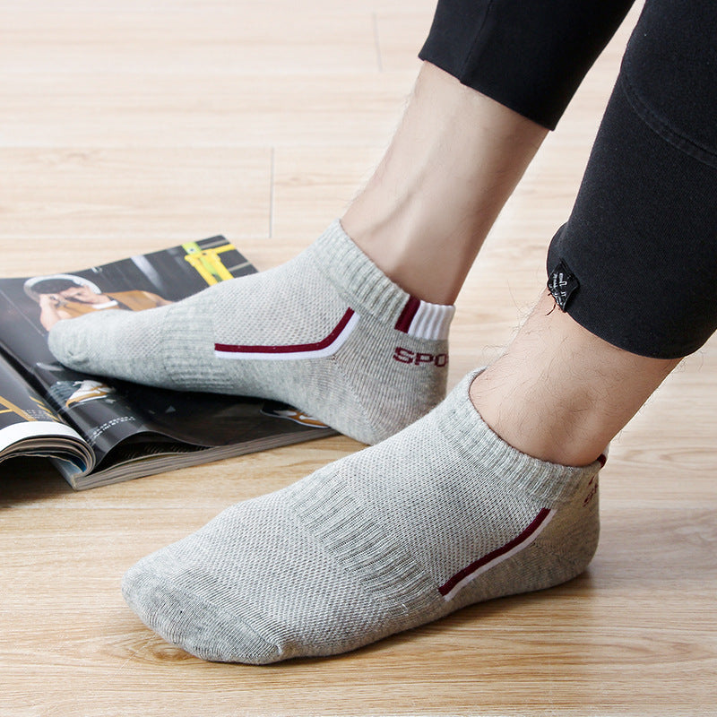 Men's Cotton No-Show Socks (Multi-Pack)