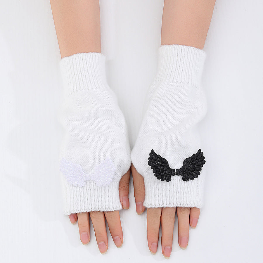 Gothic Knit Wing Arm Warmers