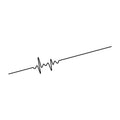 Heartbeat Car Sticker