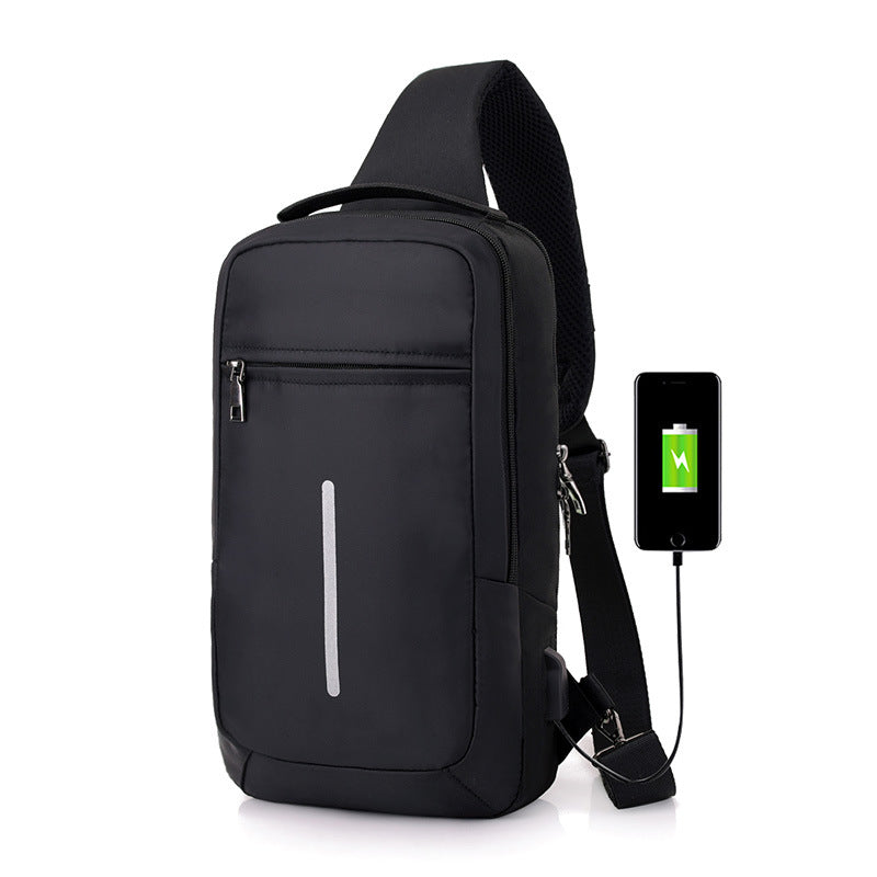 Anti-Theft Sling Bag with USB Port