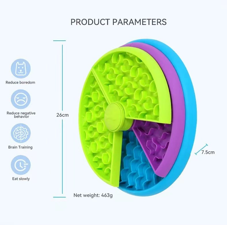 Rotating 3-Layer Puzzle Feeder