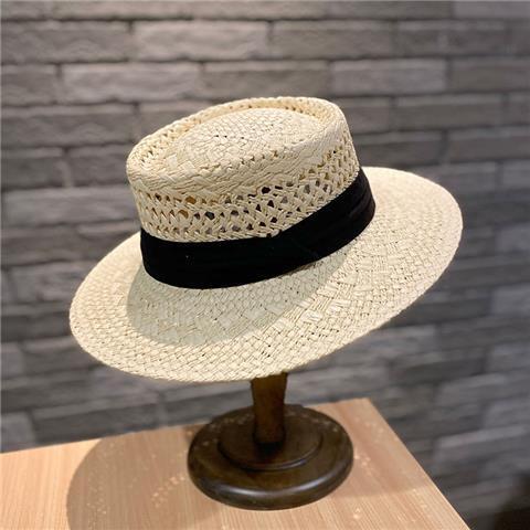 Wide-Brim Sun Hat with Band