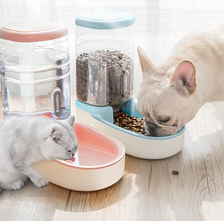 Gravity Pet Feeder & Water Dispenser