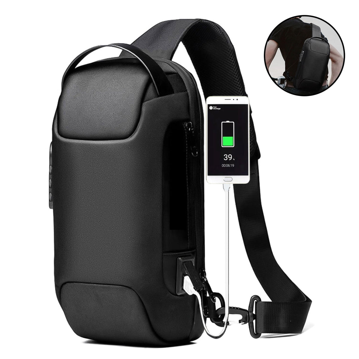 Men's Waterproof Sling Chest Bag