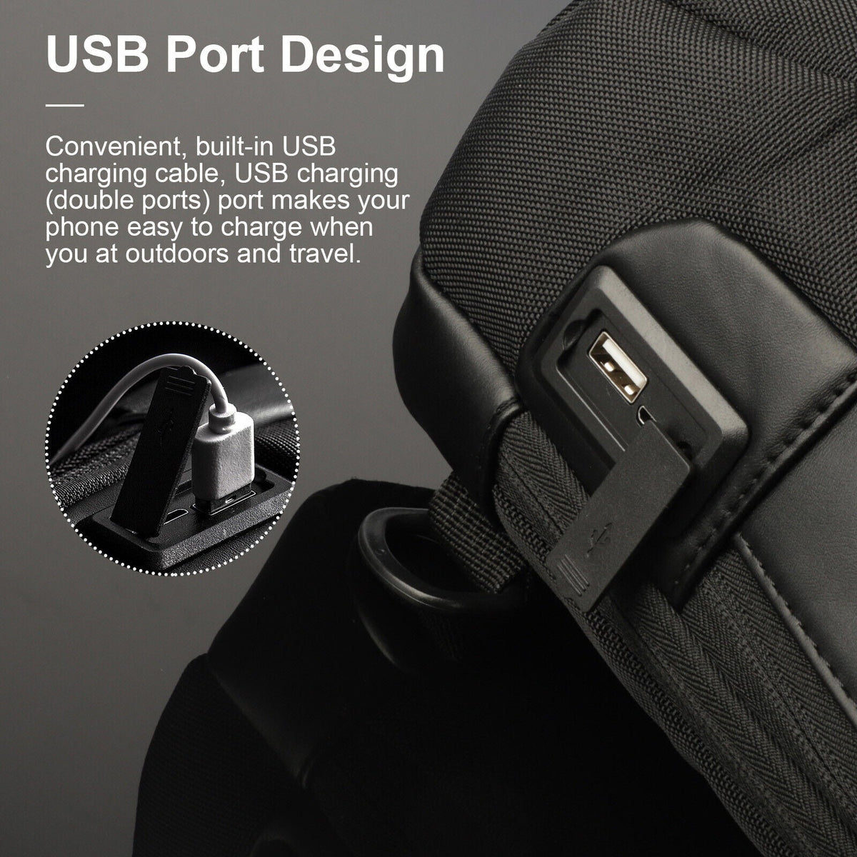 Men's Waterproof Sling Chest Bag