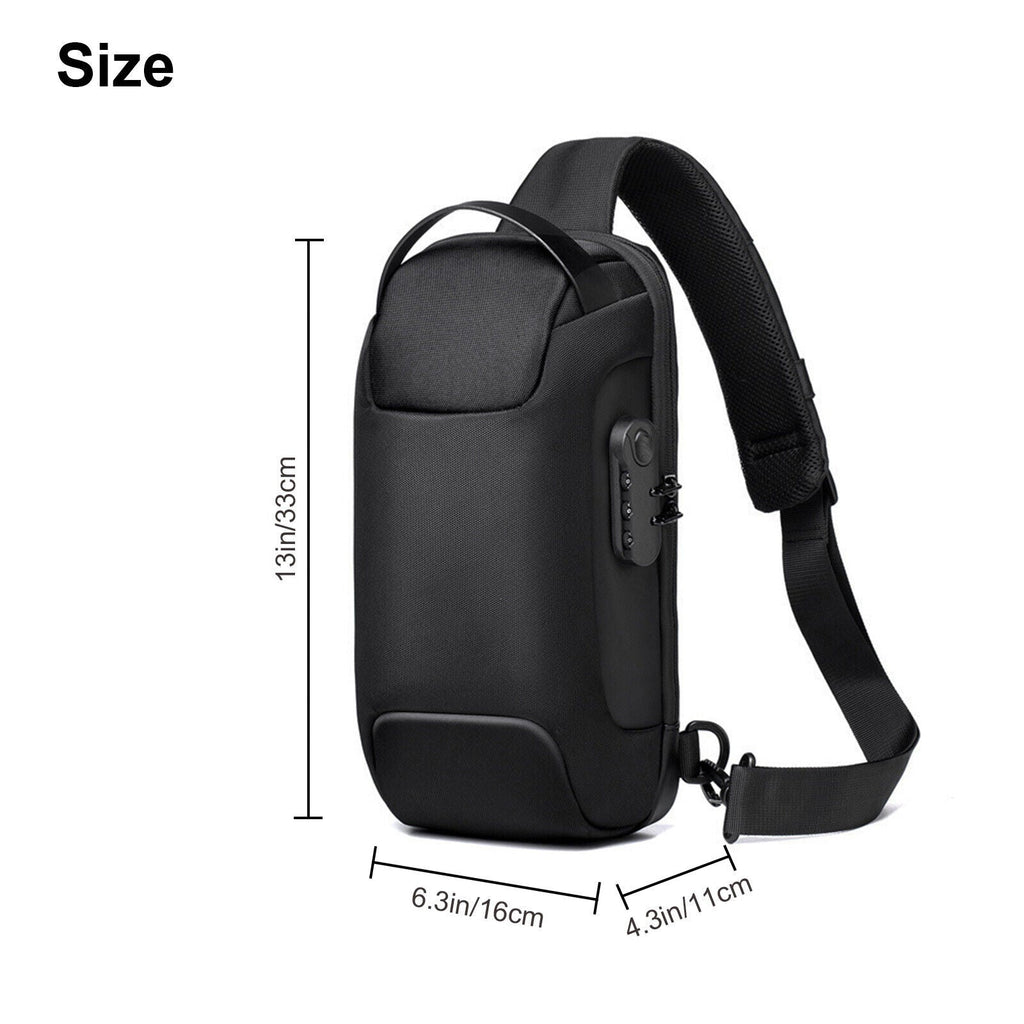 Men's Waterproof Sling Chest Bag