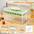 Press-Release Ice Cube Tray with Bin