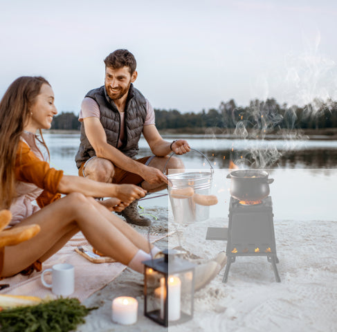 Portable Wood-Burning Camping Stove