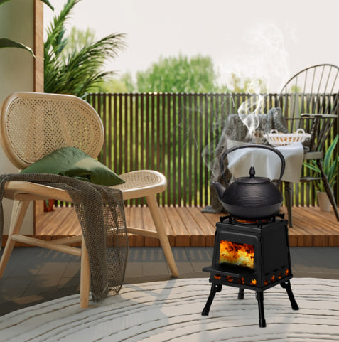 Portable Wood-Burning Camping Stove