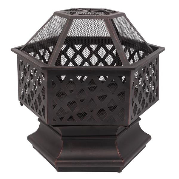 22-Inch Hexagon Fire Pit