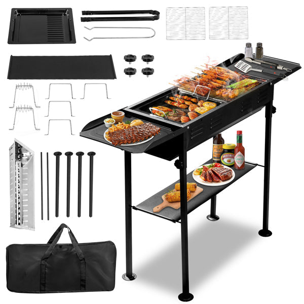 Portable Folding Kabob Grill