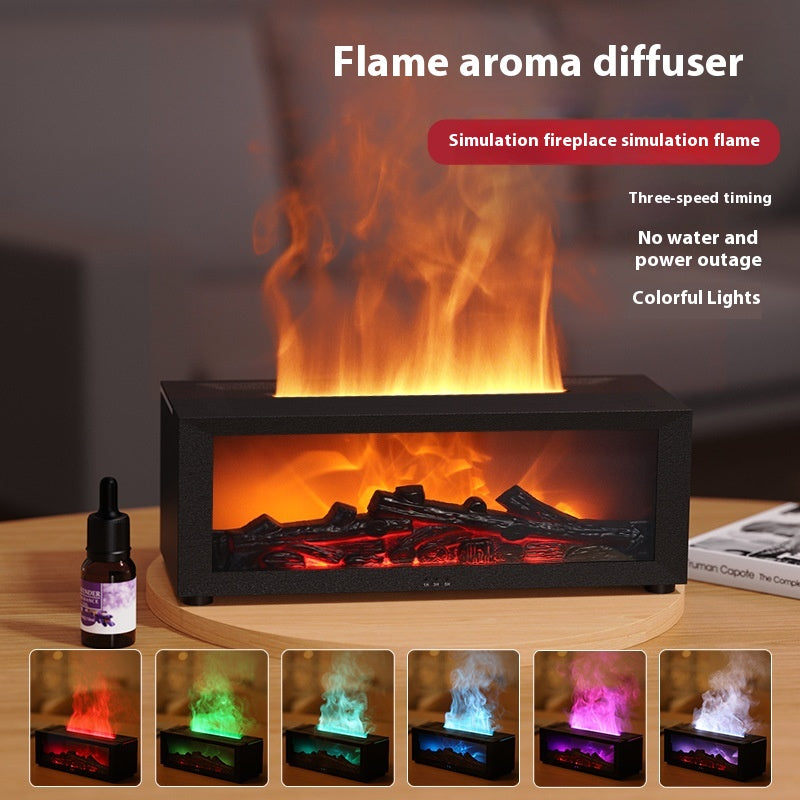 3D Flame Aroma Diffuser