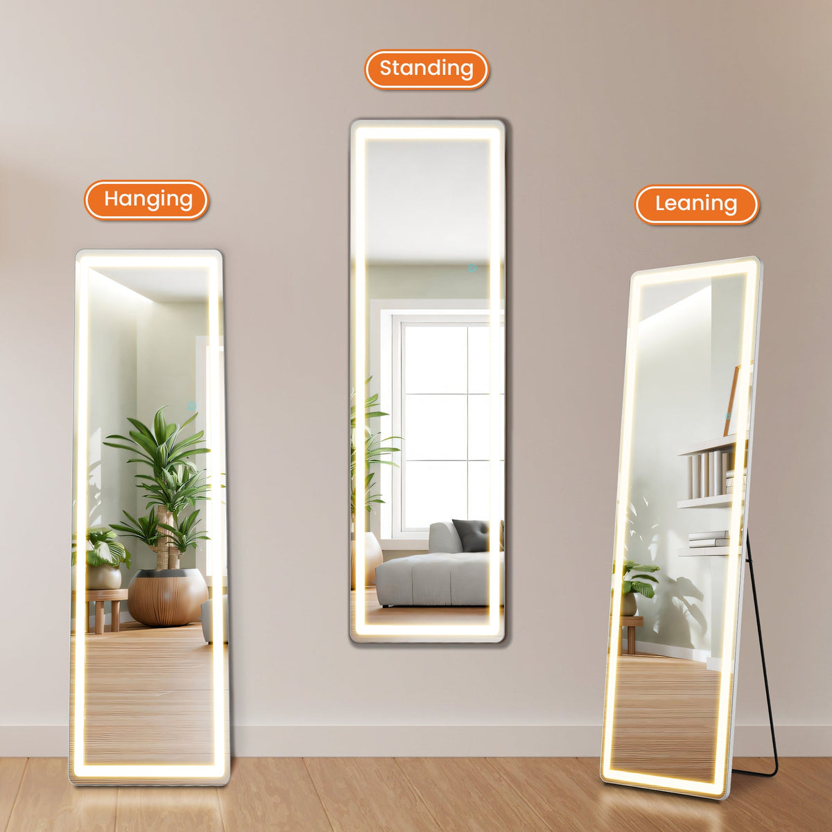 LED Full-Length Mirror