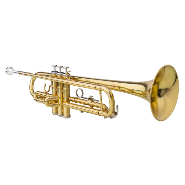 B-Flat Trumpet with Case & Gloves