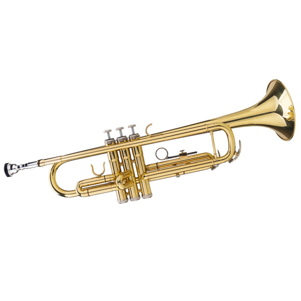 B-Flat Trumpet with Case & Gloves