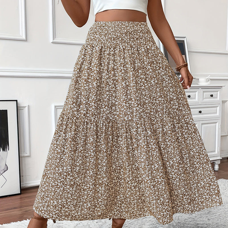 Boho Floral Maxi Skirt