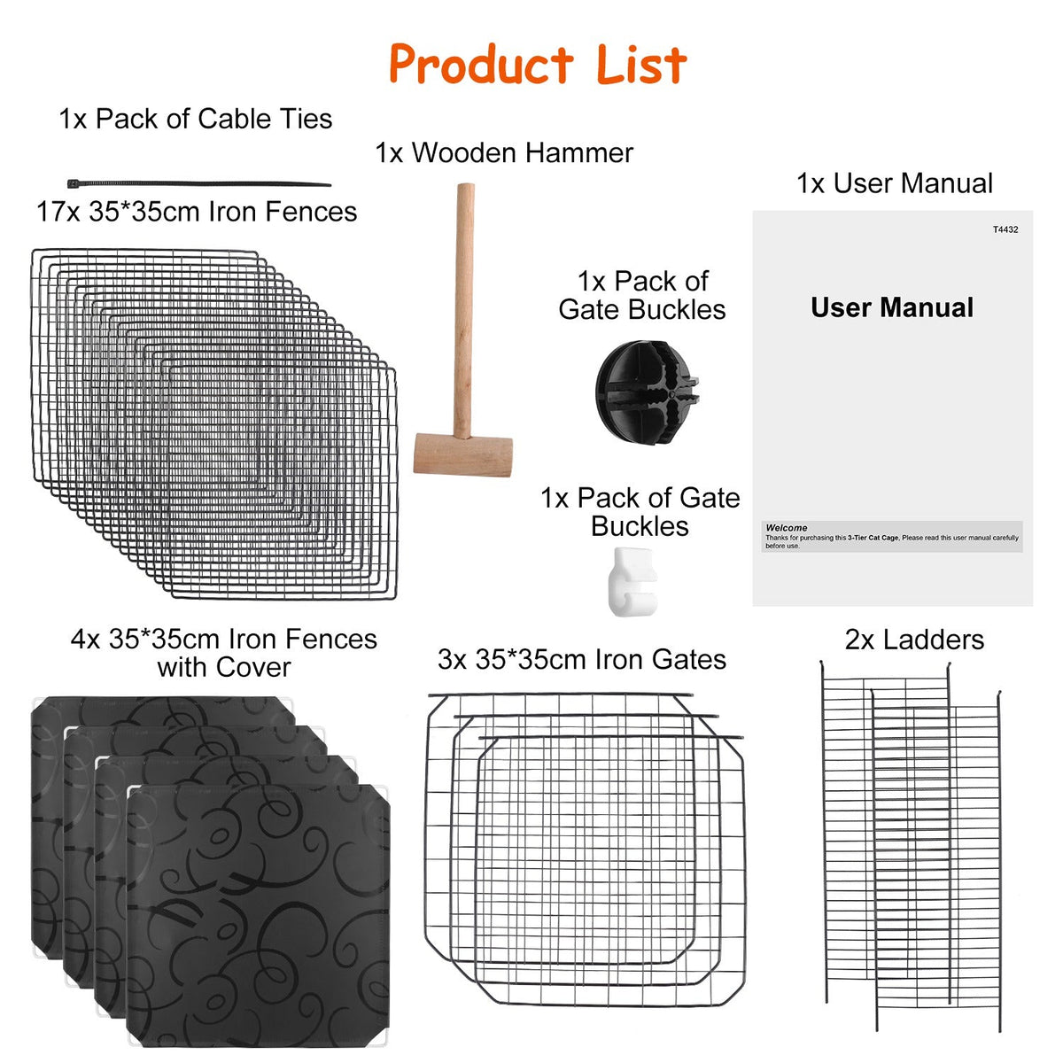 3-Tier DIY Cat Playpen